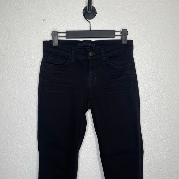 J. Brand Womens Jeans Size 25 Black Skinny Leg Denim Dark Wash Causal Wear - Picture 9 of 14